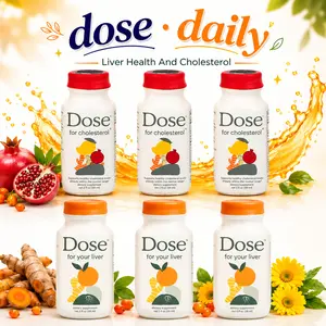 6 Pack Wellness Shot Set, 3 Liver Support + 3 Heart Balance Shots, Curcumin Dandelion Amla CoQ10 Pomegranate, 2oz Daily Routine Drink 2025