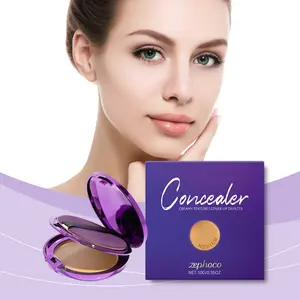 Zephoco Natural Shade Concealer Palette — Face blemish cover, tattoo cover, natural fit, long-lasting wear, makeup palette