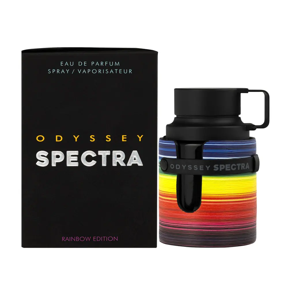 Lattafa Armaf Odyssey Spectra Unisex EDP Fragrance Spray, Elegant Alcohol-Base Scent, 3.4 fl oz (100ml) Fragrance Bottle, Elegant Fragrance