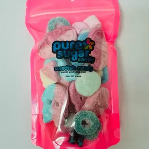 Limited Edition Blue and Pink Swedish Candy Sweet and Sour Half Pound Mix