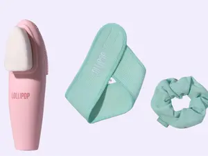 Prep & Pamper SET By Lollipop Brushes Handle Brush & Crown Duo