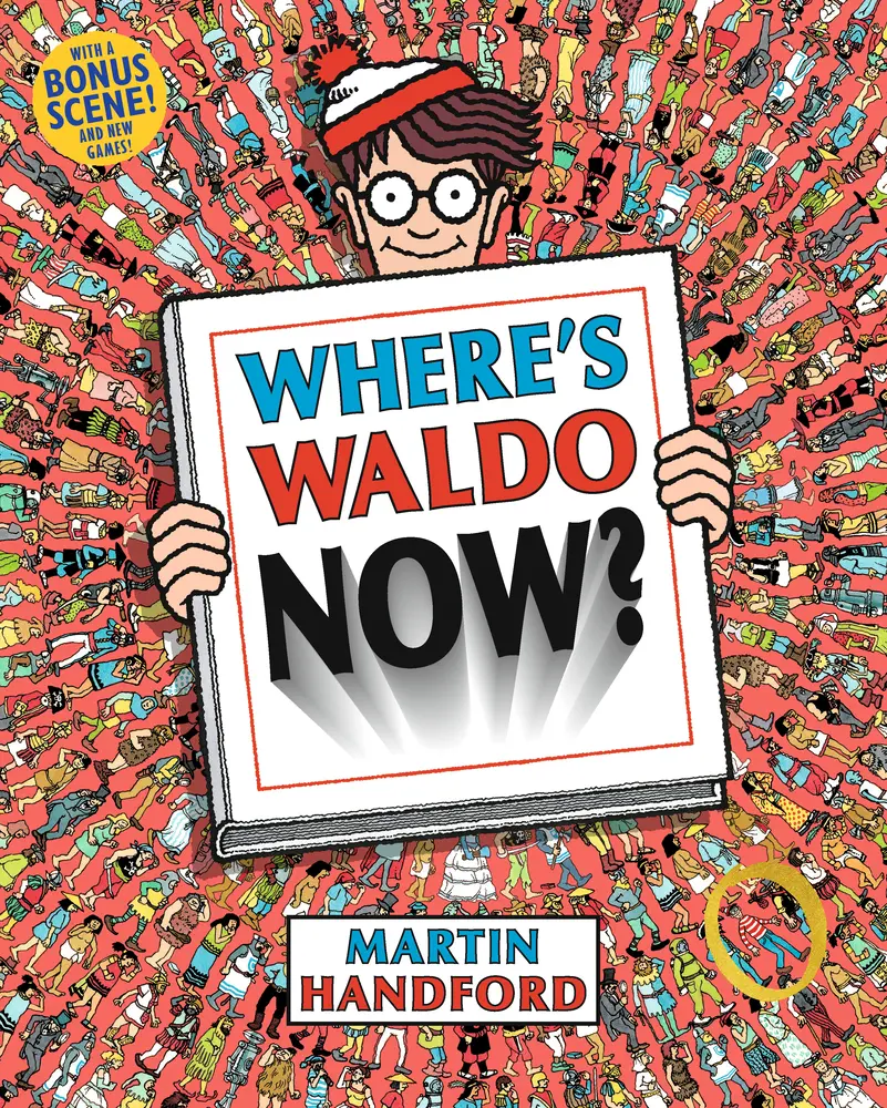 USED Book - Where's Waldo Now?: (A Hidden Object Activity Book with Search & Find Puzzles and Spot-The-Difference Game - A Perfect Gift & Travel Companion for All by Handford, Martin (Paperback) - english