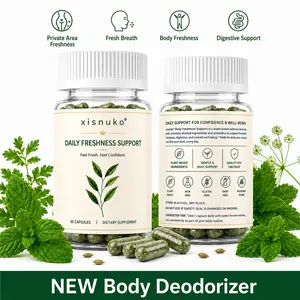 Internal Deodorant Capsules | Whole Body Freshness | Body Odor Support | Chlorophyll Capsules | Daily Wellness- Whole Body Freshness Support