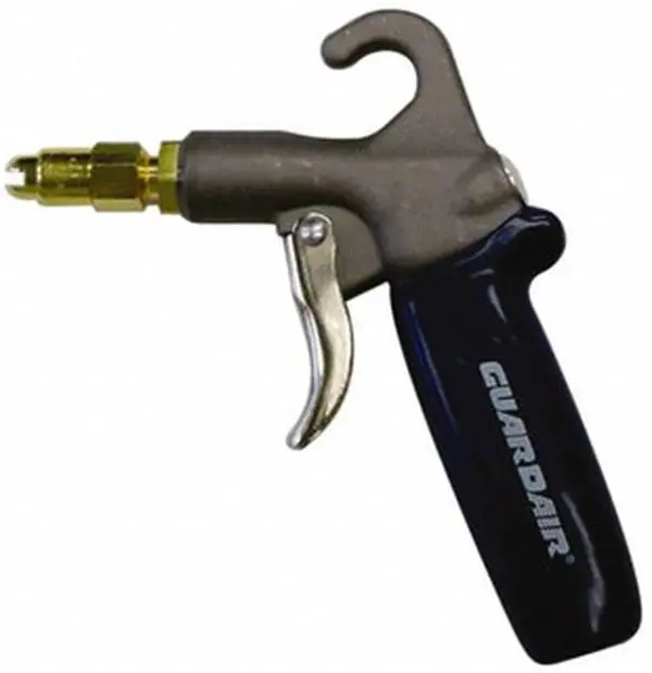 Guardair High-Volume Safety Air Gun - Brass Body, 120 Max psi, 1/4 NPT Inlet, High-Volume Safety Nozzle, Model 74GHVB