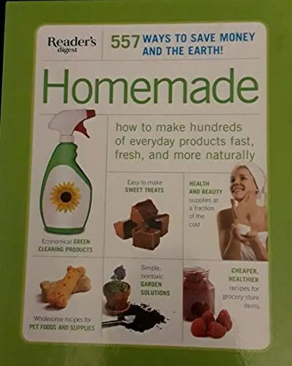 USED Book - Homemade: How to Make Hundreds of Everyday Products Fast, Fresh and More Naturally by Reader's Digest Association (Hardcover)