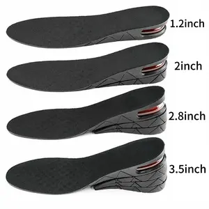 Height Increase Insoles Air Cushion Elevator Shoe Insole Lifts Kits Inserts for Men Women Taller Insoles 1.2-3.5inch Variable Height Footwear