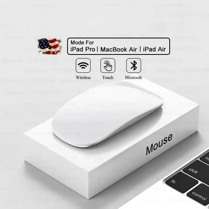 Multi-Touch Surface Magic Mouse For Macbook Pro Air Mini Laptop Tablet PC iPad Bluetooth 5.0 Wireless Mouse