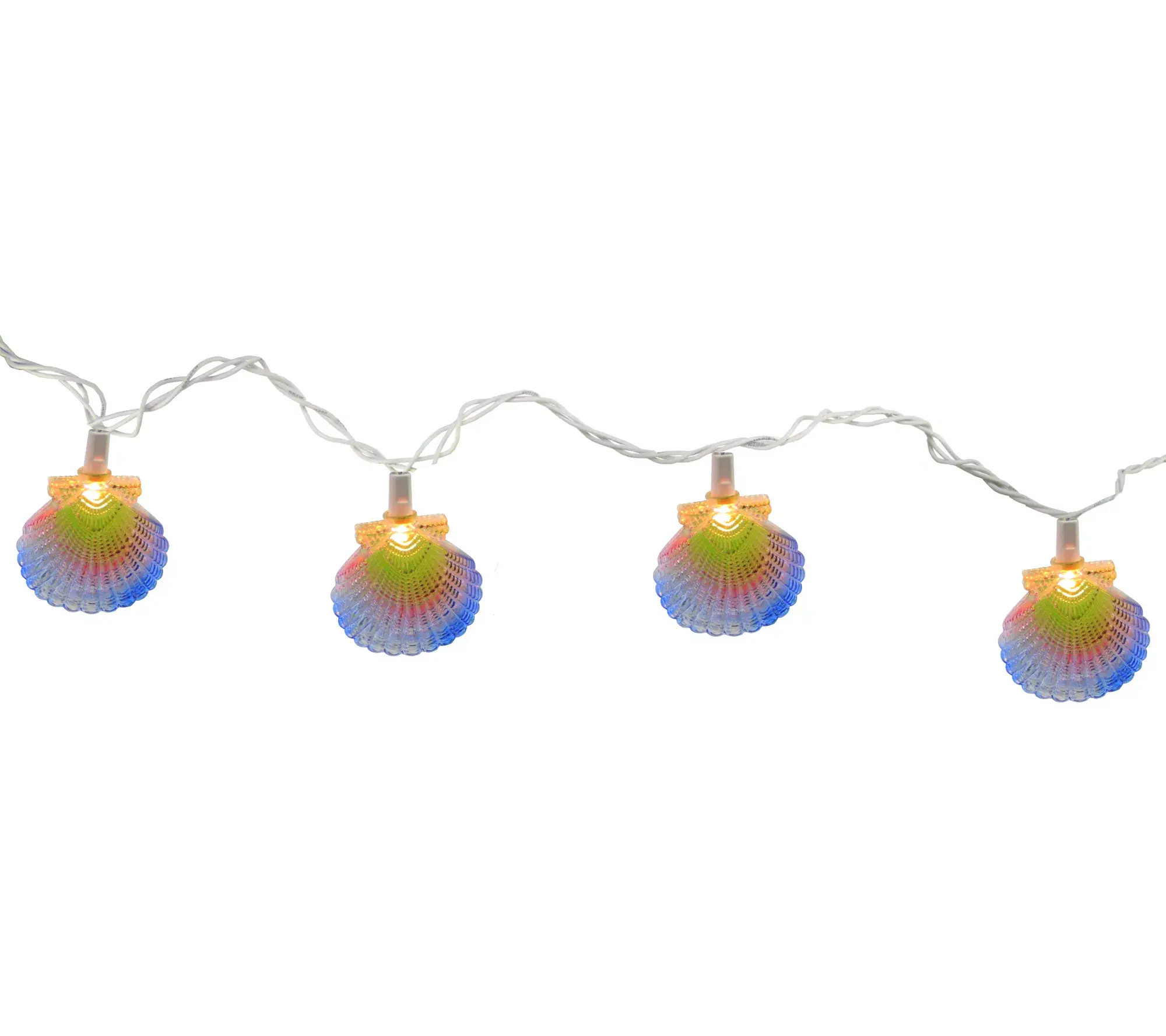 Northlight Pastel Seashell Patio and Garden Lights Northlight Pastel Seashell Patio and Garden Lights