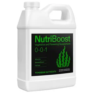 VIVOSUN Seaweed and Kelp Fertilizer, Concentrated Plant Additive NutriBoost (0-0-1), All-Purpose Liquid Food for All Growing Stages, for Trees, Vegetables, Flowers, Fruits, Lawn, 32 Ounces/1 Quart