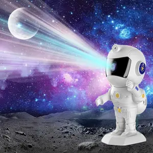 Astronaut Galaxy Projector Night Light, USB Lights for Bedroom, Kids Room Decor Aesthetic, Adjustable Head Angle, Gift for Kids Adults Home Party Ceiling Decor, Birthday Gift Audio