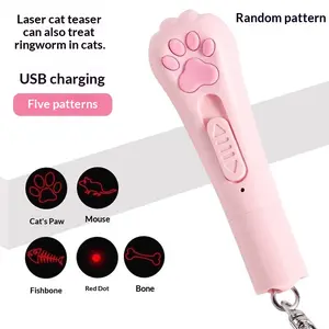 Rechargeable Red Laser Pointer for Cats, Interactive Pet Chasing Toy