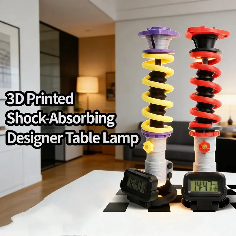DLY Shock Absorber Desk Lamp Shock Absorber Modeling Replica Industrial Style Personalized Decoration Peripheral Lamp