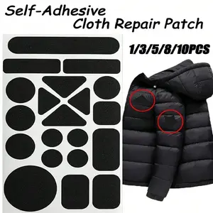 Self-Adhesive Clothing Repair Patch Hole, Universal Fabric Repair Kit for Down Jackets & Other Clothes, Quick Easy Emergency Fix