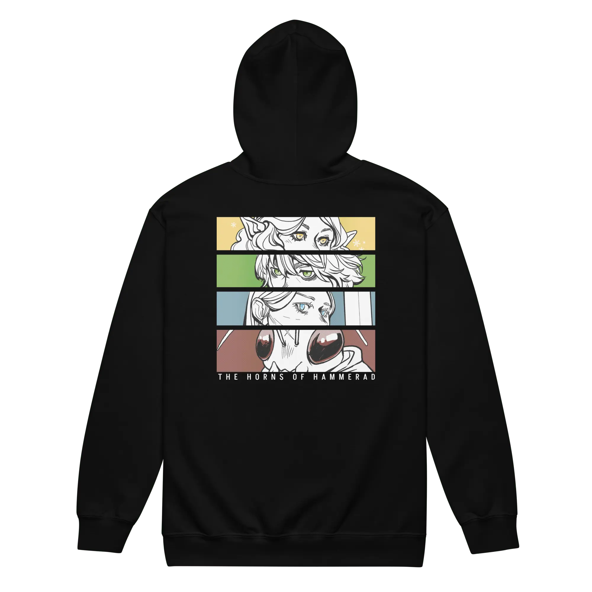 Horns of Hammerad Zip Hoodie