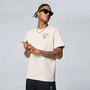 ANTA KAI Men's Cotton Short-Sleeve Crewneck Tee - Casual Tropical Style Tops for Men