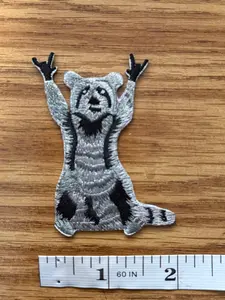 Raccoon Patch – Fun Embroidered Statement