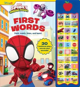 Disney Junior Marvel Spidey and His Amazing Friends: First Words Sound Book [With Battery] -- Pi Kids, Mixed Media Product
