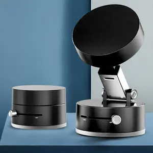 Vacuum Magnetic Suction Cup Folding & Rotating Car Phone Stand, Double-sided Suction Cup Universal Vacuum Rotating Bracket, Mobile Phone Bracket, Vacuum Suction Phone Holder, Cell Phone Mount, Car Cellphone Mount, Universal Smartphone Holder