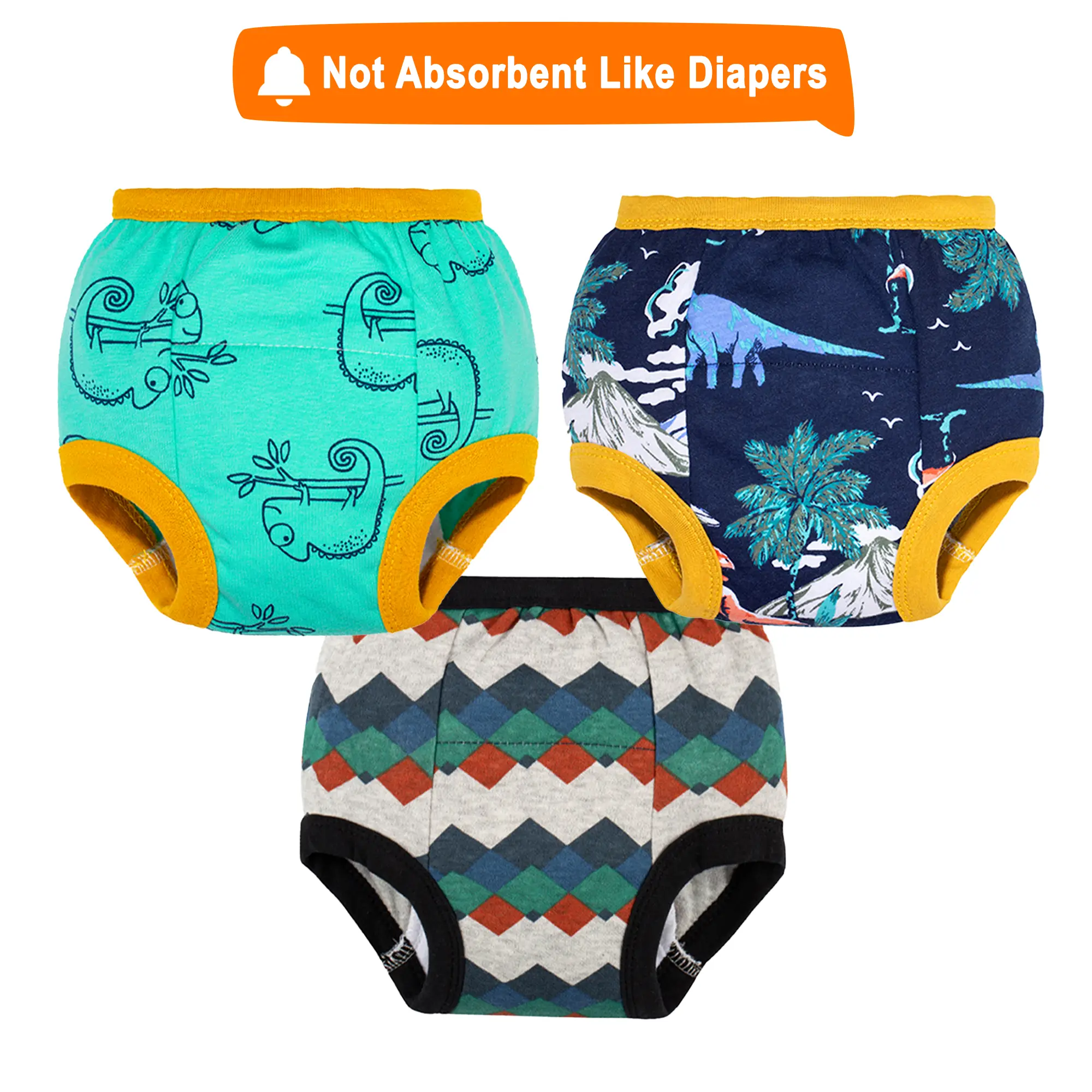 3-Pack Toddler Potty Training Underwear for Boys – Soft Cotton Training Pants