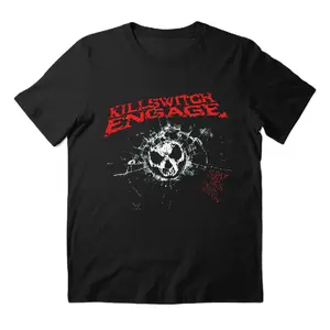Killswitch Engage As Daylight Dies Black Men's T-Shirt - Heavy Cotton Fabric, Gift For Fan Menswear Top Streetwear Crewneck