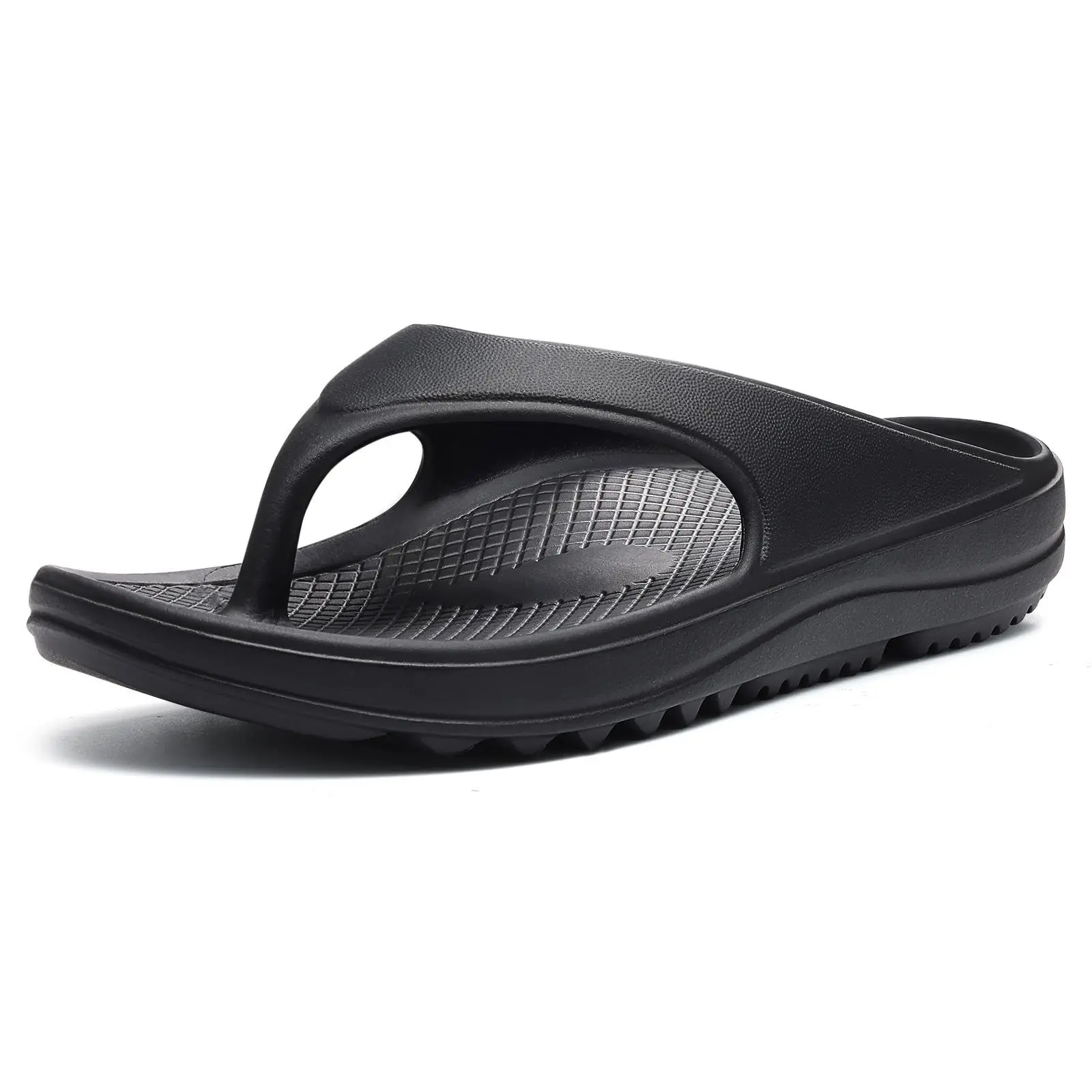 KIDMI Flip Flops for Women Orthopedic Flip Flop Sandals With Arch Support Beach Walking Thong Cushion Sandals Slip On Lightweight Shower Shoes