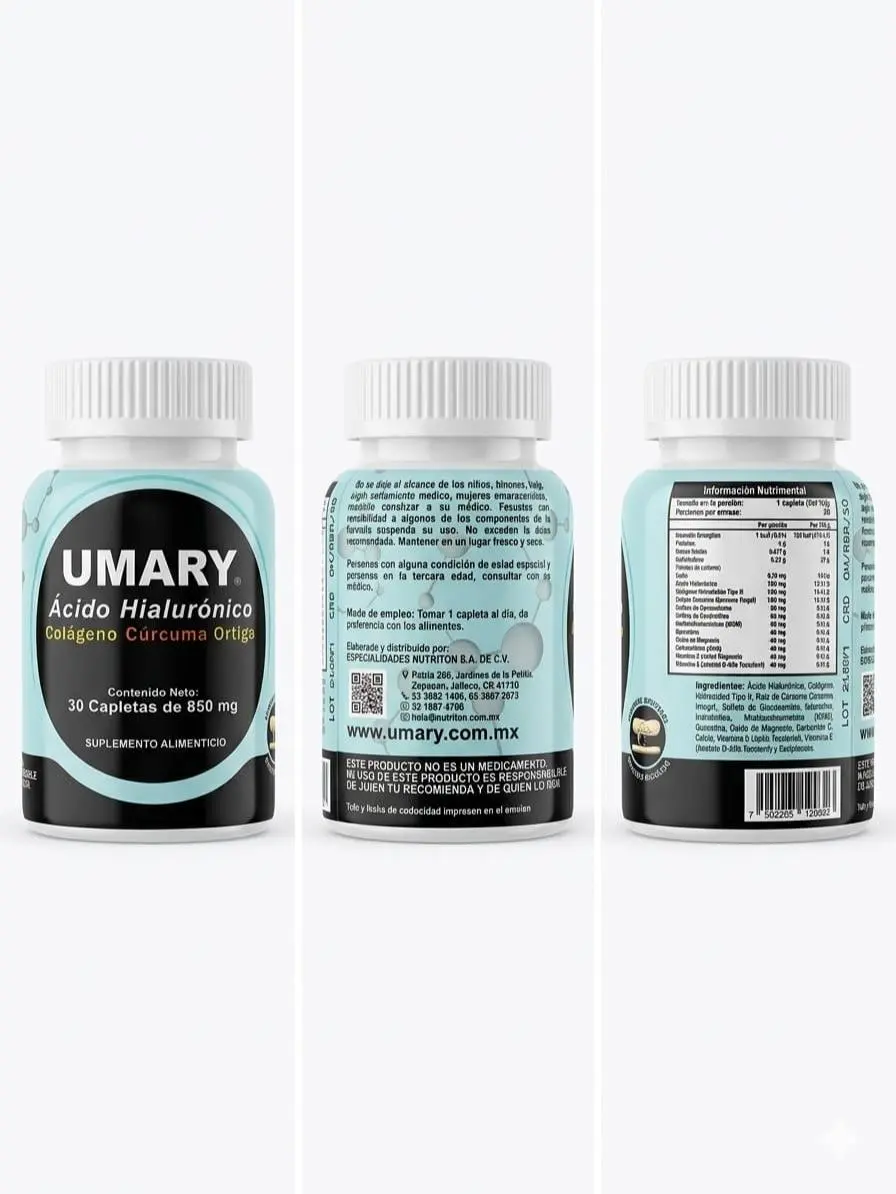 Umary Hyaluronic Acid Formula (30 caplets of 850 mg)