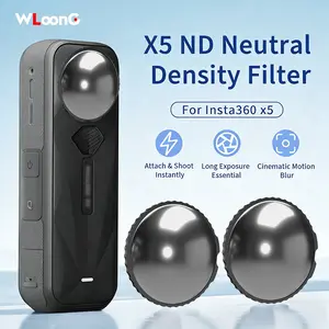 for Insta360 X5 ND Lens Filter Set, Aluminum Alloy Frame l Ultra-Clear Optical Glass, for Outdoor Sports and Holiday Travel, Easy to Install | Festival Creative Filter | Holiday Travel Photography Props and Accessories | Multiple Specifications Available