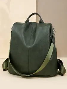 Vintage women's backpack 2026 new large capacity anti-theft backpack daily commuting storage backpack