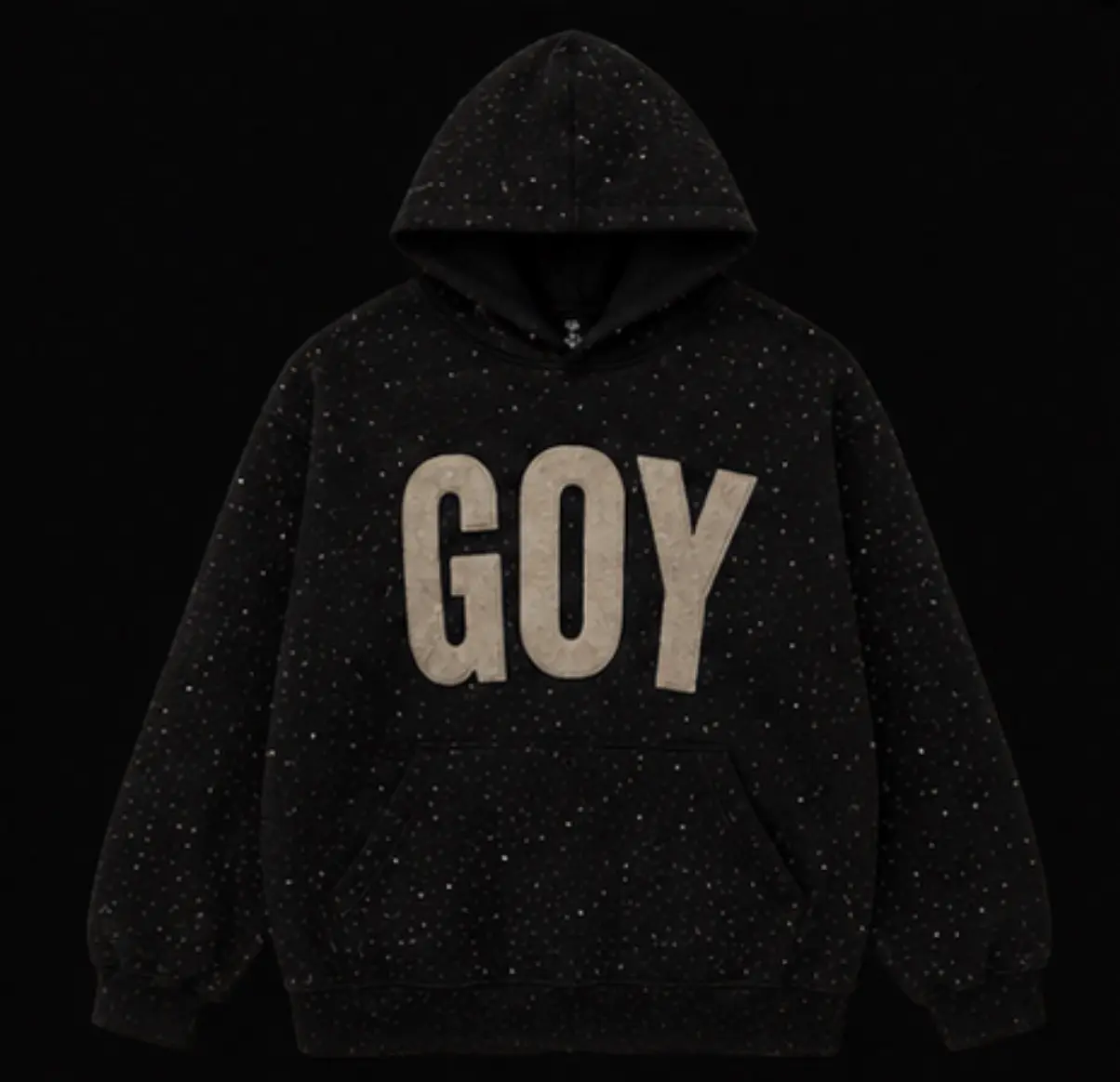 Rhinestone outsider hoodie
