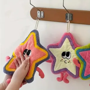 3Pcs Star Shaped Towels, Soft Portable Towels for Travel Bathroom Kitchen