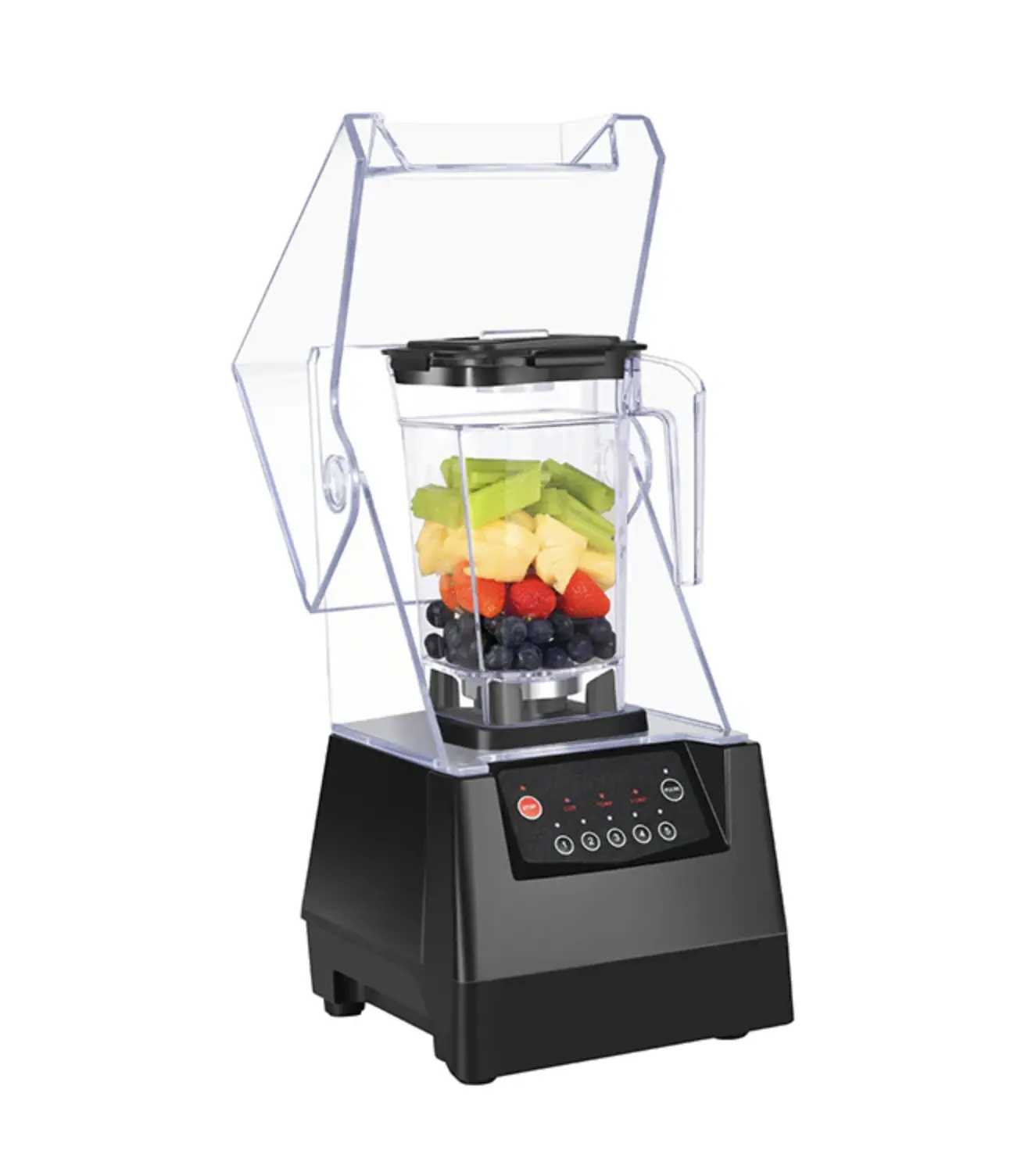 SYBO Super Quiet Commercial Blender with Soundproof Enclosure SYBO Super Quiet Commercial Blender with Soundproof Enclosure