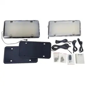 Stealth PDLC License Plate Fogger - Complete Front & Rear Privacy System (USA/Canada)