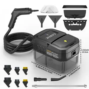 Large capacity handheld steam cleaner, 1800ml large water tank, fast heating, multi-functional portable steam cleaner, suitable for all household cleaning steam cleaners, suitable for cleaning floor, car, fabric, kitchen and bathroom tile gaps