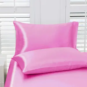 2/4 Piece Set Of Solid Color Satin Satin Pillowcases, Luxury Fashion Style (Pillow Insert Not Included), Cool Bedroom Products, Improve Sleep, Bedding Accessories for Home Bedrooms and Student Dormitories, Top Choice for Holiday Gifts