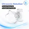 Rechargeable Mesh Handheld Nebulizer Device, Portable 5V USB Charging Cable-Enabled Compact Set, 1 Button Operation, 1 Nebulizer, 2 Face Masks, Mouthpiece for Adults, Daily Care Home/Travel Use techvibes