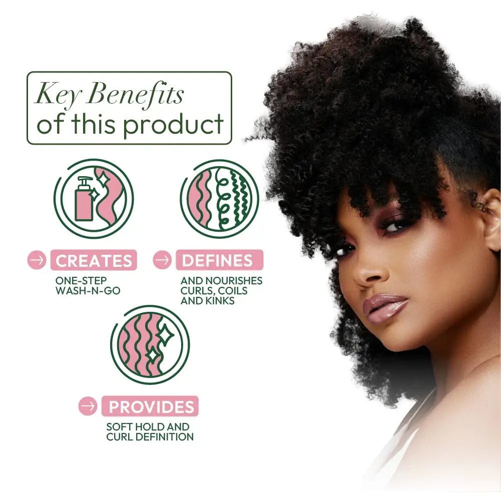 ORS Olive Oil Curlshow Leave-In Conditioner Gel, Collagen Rich Conditioning for Curl Boost & Strength with Biotin, For Curly Hair, Cruelty Free, 16 oz, Adults, Avocado, Curl Enhancement, Lightweight Curl Definition
