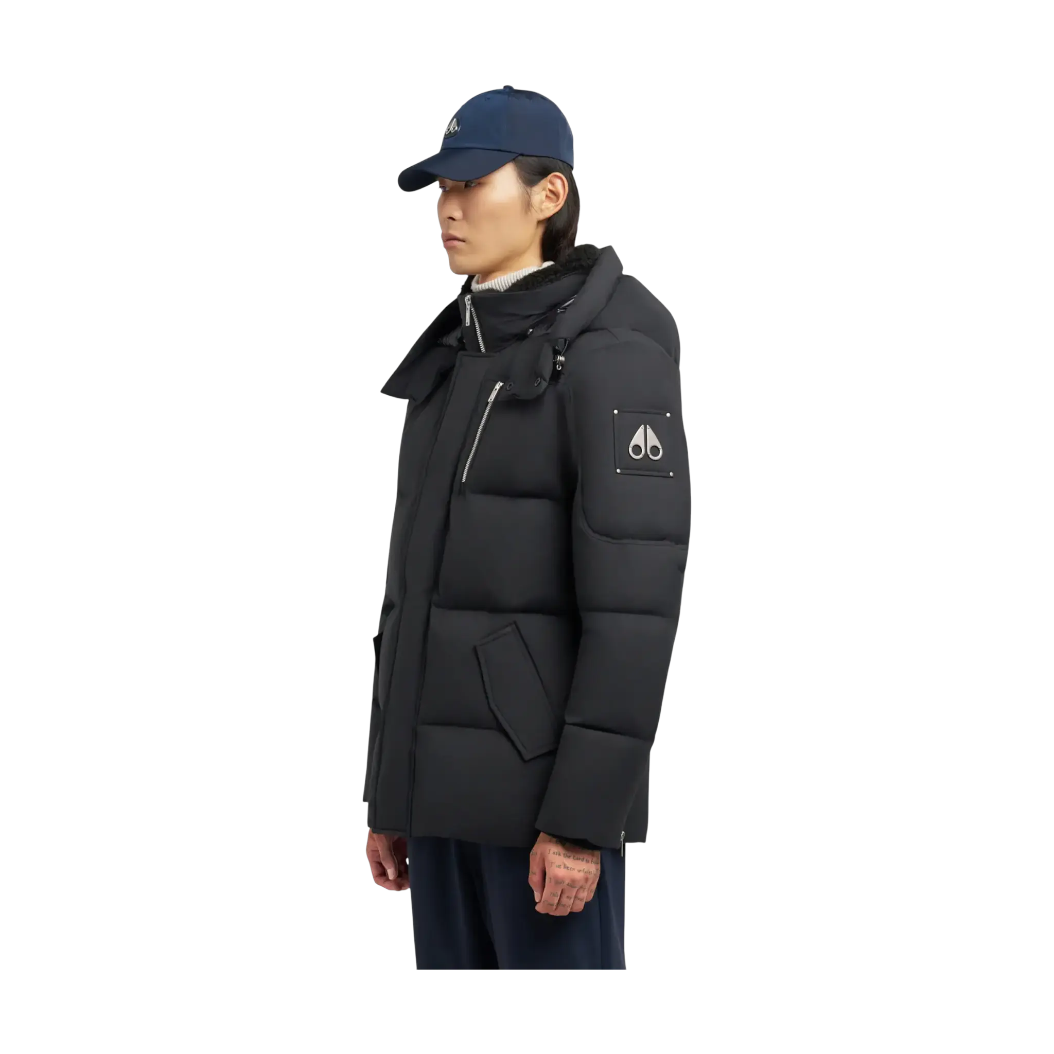Moose Knuckles Everest 3Q Puffer Jacket in Black | Men