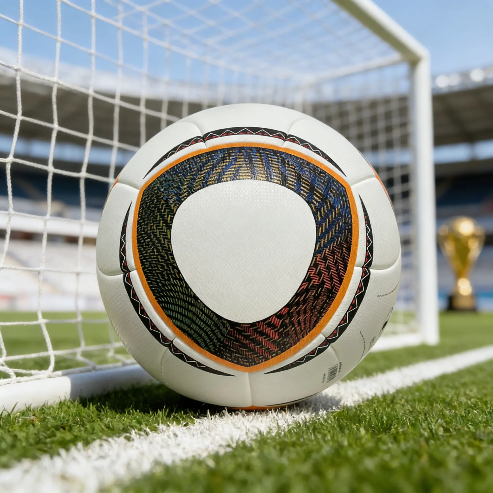 Size 5 Soccer Ball, Football Balls, Seamless PU Material, High Elasticity and Durability, Heat Bonded Construction, Rubber Core, Ideal for Adult Training and Matches