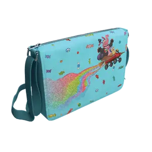 Inside Out Bing Bong and Joy Horizontal Crossbody Wallet