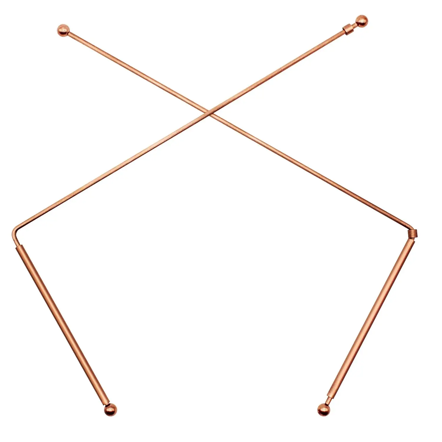 1 Pair 99.9% Copper Split Dowsing Rods with Storage Box - Carry-Friendly Divining Tools for Water Detection, Mineral & Energy Seeking - Tools & Hardware, Soldering/Welding Accessories Compatible