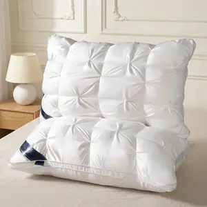 [Easter Ideas] 2/4PCS Premium Hotel Grade Cervical Pillow Set, Cervical Spine Protection Design, Ultra Soft Breathable Fabric, Low Allergy Fit for Whole Family Daily Use bed accessories