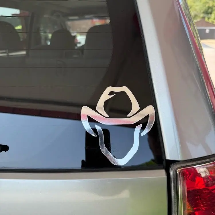 Cowboy window decal, multiple colors and sizes! Cowboy window decal, multiple colors and sizes!