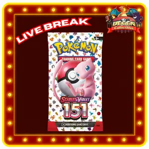 Pokemon TCG [ENG] Scarlet & Violet 151 - 1 Booster Pack LIVE RIP ONLY