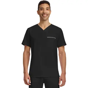 Healing Hands 360 Mens Spencer 1-Pocket Tuck In Scrub Top