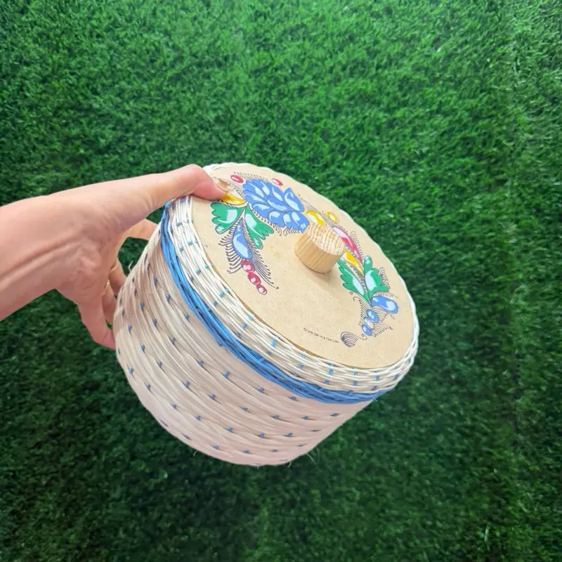 Plaster Tortilla Box 1 Kilo color Azul Turquesa (Set 1 Piece).