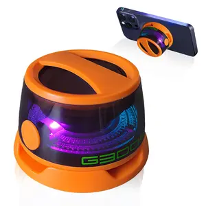 redbeat G300 HD audio Bluetooth speaker Equipped with a subwoofer Magnetic suction ultra portable  Can serve as a phone holder. LED ambient light. 4-hour battery life Electronic gaming trend The auditory experience that headphones cannot replace