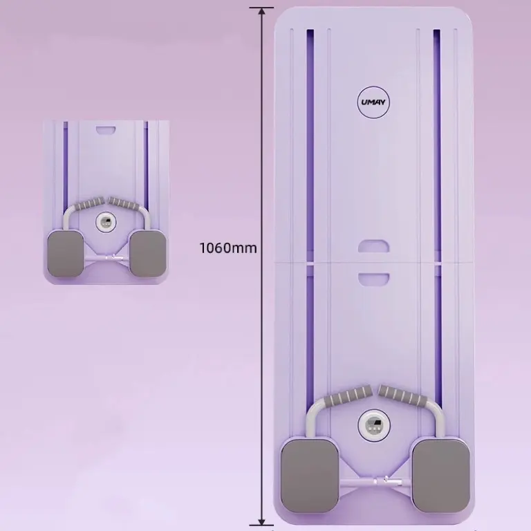 LUMARY Zen Foldable Pilate At Home Practice Board 1060mm Purple Portable Gym Equipment for Fitness Exercises
