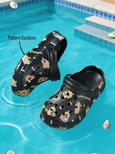Eva Hole Shoes, Garden Mules, Cute Water Rabbit Beach Sandals, Summer Lightweight Pool Shower Slippers, Cute Cartoon Slides, Toddler Boys Girls Water Shoes