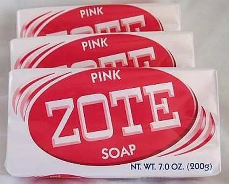 Zote Laundry Soap Bar - Stain Remover - Catfish Bait - Pink 3 Bars-7 Oz (200g) Each Natural