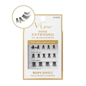 VLuxe By i•ENVY Faux Mink Lash Cluster Mini Extended - Refill for Mini Lash Palette